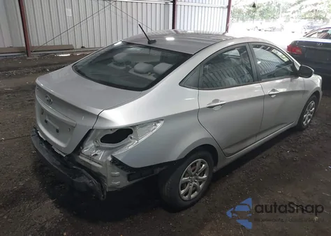 2014 Hyundai Accent Gls из США, поврежденный, VIN KMHCT4AE9EU767878